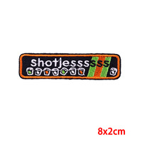 Patchs brodés thermocollants et à coudre Vert Orange Rouge Kruikenstad Carnaval 1111 Bow XOXO VIP Ticket pour vêtements et vestes