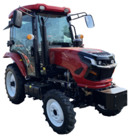 Tracteurs agricoles compacts 4x4 de 60 CV à transmission par engrenages pour opérations agricoles sur terrains complexes et rizières en pente