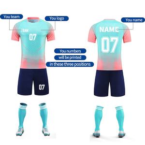 Custom Voetbalshirt Voetbalkleding Mannen Custom Voetbal Jersey Uniform - Product Image 3