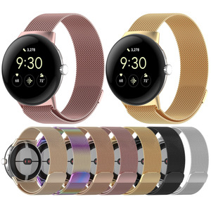 ShangHai Milan ese Magnets ch laufen armband für Google Pixel Uhren armband Pixel uhr 1/<span class=keywords><strong>2</strong></span>/<span class=keywords><strong>3</strong></span> 41mm 45mm Band Armband Smartwatch Armbänder - Product Image 2