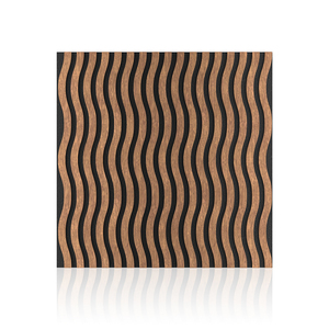 Venta DE FÁBRICA DE China moderno 3D MDF curvo Akupanel personalizado absorción de sonido paneles de pared acústicos de madera - Product Image 1