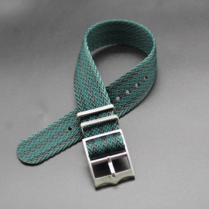 2024 Hotsale Premium nuevo reloj de rayas ajustable Nylon rayas <span class=keywords><strong>SharkTooth</strong></span> tela de nylon correa de reloj hebillas de corona cepilladas - Product Image 6