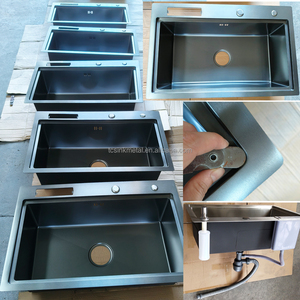 Vente flash <span class=keywords><strong>Évier</strong></span> de <span class=keywords><strong>cuisine</strong></span> à cuve unique en acier inoxydable 720x460x230mm avec <span class=keywords><strong>étagère</strong></span> à couteaux - Product Image 6