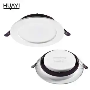 HUAYI Venta caliente Precio de fábrica Down Light Hotel Office Commercial 8 12 18 24 W Ultra Slim Empotrable LED Downlight