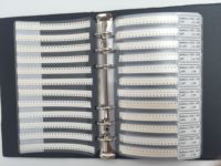 Libro de Muestras de Condensadores 0201, 0.5pf-220nf, Montaje Superficial, 51 Valores X 50 Piezas, Folleto de Resistencias de Chip SMD Surtidas