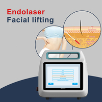 Endolaser 980nm 1470nm 50W pour lifting facial, lifting du menton, remodelage en V, Lipodefine, Endotight