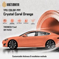 Film de protection de peinture pour voiture en vinyle orange, changement de couleur, pour toutes les voitures, plus de 150 couleurs, fabriqué en TPU
