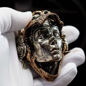 Tiebro Kim Loại Cơ Khí <span class=keywords><strong>Skull</strong></span> <span class=keywords><strong>Fidget</strong></span> <span class=keywords><strong>Spinner</strong></span> Trang Trí Từ Tính Tay <span class=keywords><strong>Spinner</strong></span> Đồ Chơi Ngón Tay Cho Căng Thẳng Cứu Trợ Giải Nén 14 + - Product Image 5