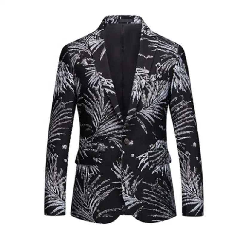 168gsm Customized Color Metallic Fashion Men's Suit Brocade Woven Fabric