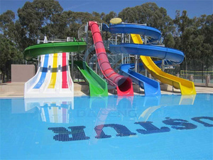 Diversión acuática al aire libre Juegos de salpicaduras de agua Parque Equipar Tobogán Juguete para adultos Juego de natación Piscina Juegos de interior Equipo de patio interior - Product Image 3