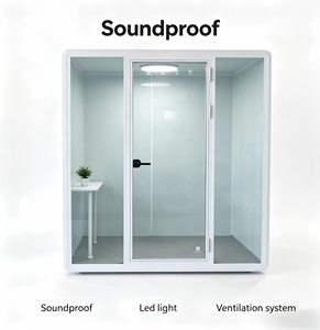 <span class=keywords><strong>Cabine</strong></span> <span class=keywords><strong>insonorisée</strong></span> mobile moderne pour studio <span class=keywords><strong>d</strong></span>'<span class=keywords><strong>enregistrement</strong></span>, diffusion en direct, piano, chant, salle <span class=keywords><strong>insonorisée</strong></span> mobile pour hôtel, école - Product Image 2
