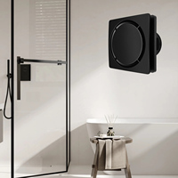 Ventilador de Extracción Eléctrico de Alta Calidad para el Hogar, Baño y Cocina, Potente Ventilación para Inodoro, con Rodamientos de Bolas, IP44, 90m/h, Ahorro de Energía