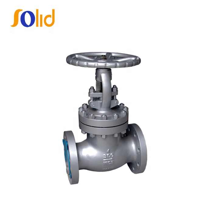 API598 150LB 300LB Cast Steel CF8 Stainless Steel Flange End Outside Screw Stem Globe Valve