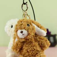 Peluche Lapin Mignon, Jouet en Peluche Lapin Adorable, Poupée Réconfortante Anti-Stress, Oreilles Longues, Peluche Super Douce 13cm en Polyester