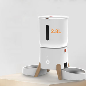 Alimentador Automático <span class=keywords><strong>Pet</strong></span> Com Tigelas De Aço Inoxidável Fácil Limpo Peças Destacáveis Smart APP Control Meal Schedule Timer - Product Image 1