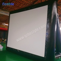 Écran de projection gonflable d'extérieur 16:9 en PVC pour cinéma de jardin et fêtes