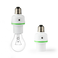 Support d'ampoule LED E27 220V PBT à vis, détecteur de mouvement infrarouge PIR, support de lampe infrarouge