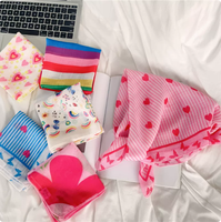 OEM ODM Klantlogo Katoenen Bandana Digitaal Geprint Zakdoekje Zacht Ademend Hoofddoek Nekdoek Reizen Kamperen Fietsen
