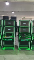 Bornes de jeu à double écran 23,6 pouces horizontales avec panneau à 10 boutons, KIOSK TITO pour stations-service et magasins