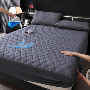 En Stock, Envío Mañana, Cubre Colchón 100% Impermeable 360 °   Protector de Colchón Ajustable para Todas las Estaciones - Product Image 1