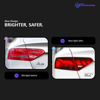 Estilo de coche para Audi A5 Led de la lámpara de cola 2008-2016 actualización dinámica de señal de la animación de luz trasera de freno parada inversa Accesorios