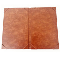 Porte-menu en cuir véritable de qualité supérieure A4 avec attache, dossier personnalisé pour menu de boissons, hôtel, café, restaurant, restauration, vente en gros, marque V-ding