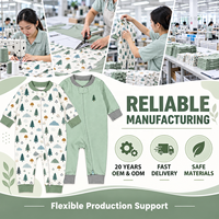 Combinaison Bébé à Manches Longues en Coton Pur Imprimé Arc-en-ciel, Design Tendance, Prix Usine, Douce, Unisexe, Vente en Gros OEM