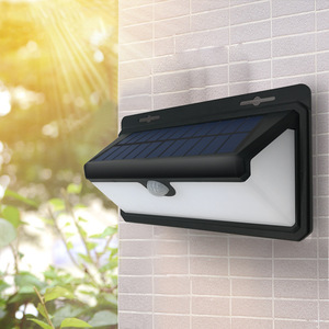 Solar Motion <b>Sensor</b> Wall <b>Light</b> Outdoor Waterproof 3-Sided LED Security Lamp for Garden Patio - Product Image 1