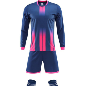 Custom Logo Printed Moisture-Wicking 100% <b>Polyester</b> Soccer Jersey for Adult Team Training with Football Uniforms Club Jersey - Product Image 6