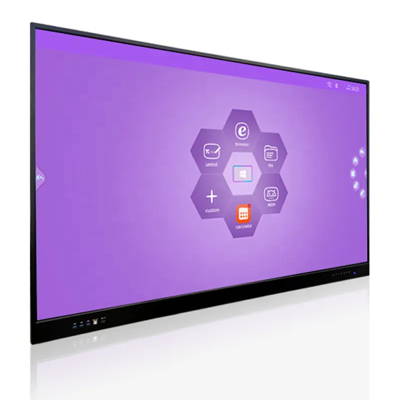 Riotouch-شاشة عرض تفاعلية, شاشة عرض ذكية 65 75 86 بوصة للبيع المباشر من المصنع ، شاشة عرض تفاعلية تعمل باللمس للعرض