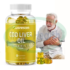 Ausreson Levertraan Gummies Gezondheid Vegetarisch Sport Supplement 1000mg <span class=keywords><strong>Halal</strong></span> Levertraan Gummies - Product Image 2