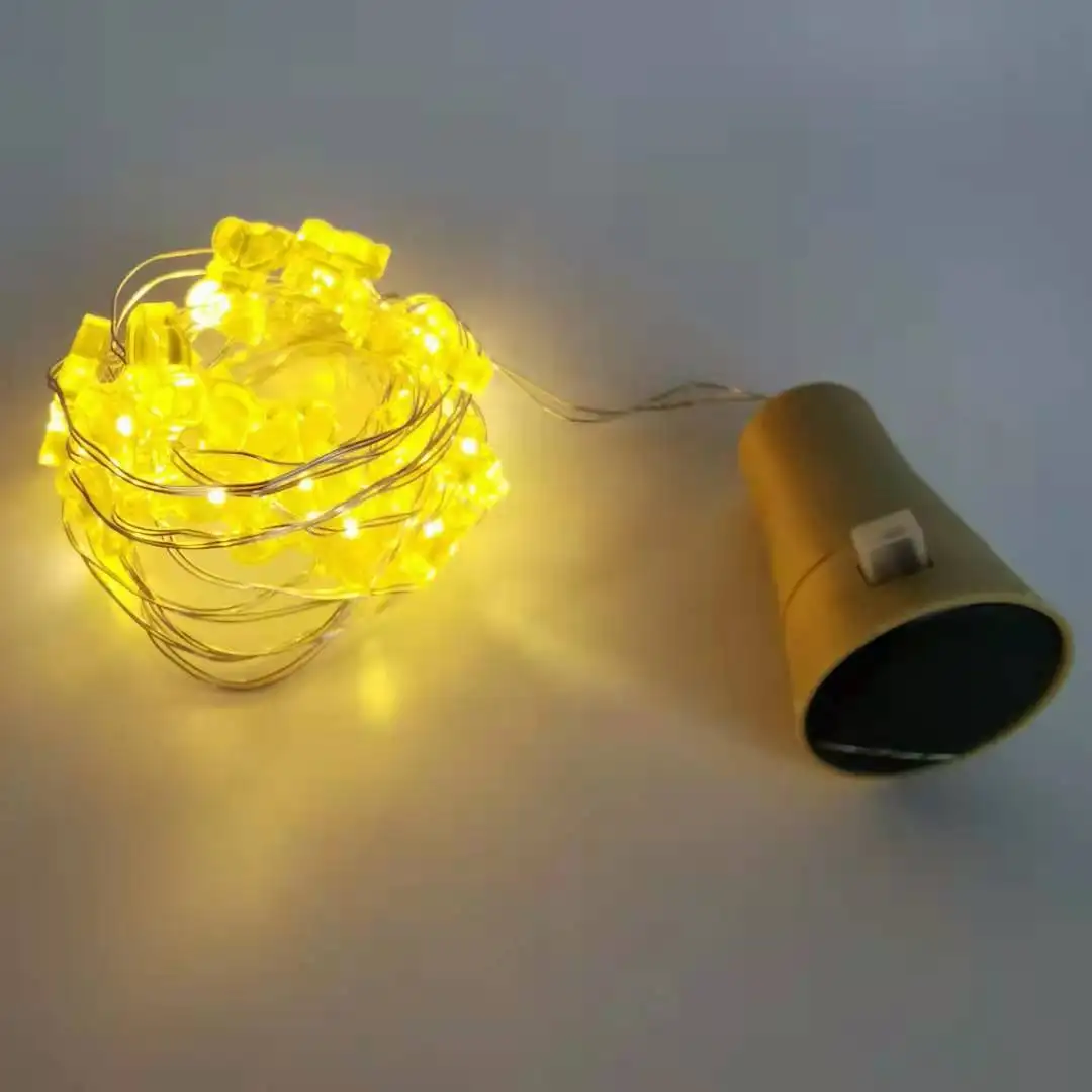 Solar Powered Wine Bottle Cork LED String Light Butterfly Shape Copper Wire Fairy Light 1M 10LED