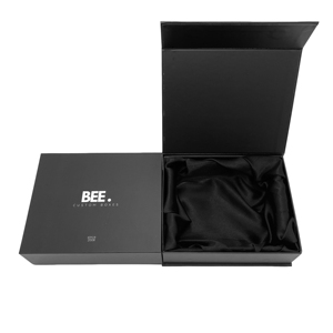 Premium <strong>Custom</strong> Logo Luxury Large Matte Rigid Paper Cardboard <strong>Black</strong> Foldable Empty Magnetic Folding Closure Gift <strong>Box</strong> Packaging - Product Image 5