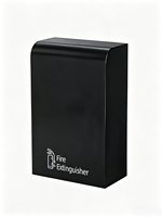 Armoire à extincteurs au sol en acier au carbone, flexible et durable, personnalisable pour 2 extincteurs, thermolaquée