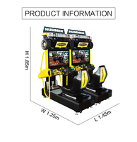 Machine de jeux vidéo, jeu en pièces, de haute qualité, pour borne d'arcade, de course automobile