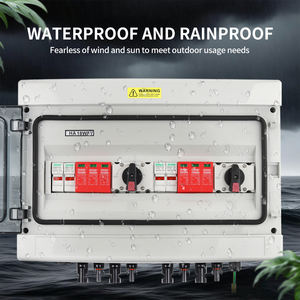 Fotovoltaïsche Zonne-Energie 2 Ingang 2 Uit Dc 1000V Pv Combiner Box Met Bliksembeveiliging Zekering Mcb Spd Waterdichte Doos Ip65 18 Manieren - Product Image 3