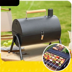 Portable Charcoal <b>Grill</b>,Tabletop Charcoal <b>Grill</b>,<b>BBQ</b> <b>Grill</b> for Outdoor Cooking Camping,Picnics,Backyard,Balcony-Black and White - Product Image 4