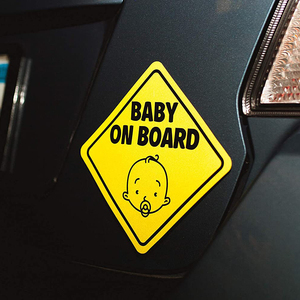 Pegatina personalizada para coche, pegatina para bebé a bordo, imán, señal de seguridad magnética para coche, señal de advertencia reflectante para bebé a bordo - Product Image 5