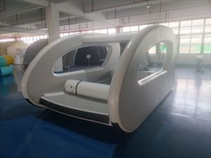 Bateaux de maison électriques gonflables E-Catamaran gonflables pour les loisirs aquatiques Yacht électrique gonflable - Product Image 6