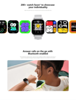 Reloj Inteligente Redmi Watch 5 Active con GPS, Monitor de Actividad Física, Pantalla AMOLED Táctil, Correa de Cuero, Resistente al Agua, Monitor de Frecuencia Cardíaca y Brújula