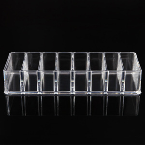 Organizador de Cosméticos Wanmei, Caja de Almacenamiento con 8 Compartimentos, Organizador de Escritorio de Plástico Transparente para Maquillaje, Lápices Labiales y Productos para el Cuidado de la Piel - Product Image 2