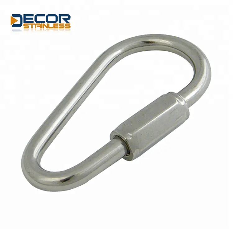 Widely used Customizable stainless steel accessories Hardware products pear shacked quick link