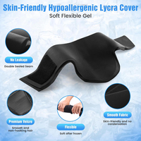 Compresse de gel réutilisable pour le cou - Compresse chaude et froide améliorée pour le cou, soulagement de la douleur, des gonflements et des entorses