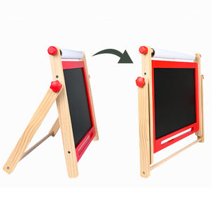 منتج جديد 2024 ألعاب خشبية مضحكة للأطفال مزدوجة الوجه بخط اليد ألعاب لوح الرسم التعليمية المبكرة للأطفال الأولاد والبنات - Product Image 3