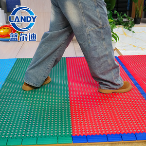 Tapis de sol antidérapant en mousse PVC Landy, rectangulaire, couleur personnalisée, antidérapant pour la zone de piscine - Product Image 2