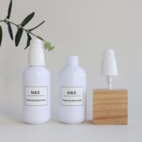 Flacon de lotion en plastique de haute qualité de 100 ml pour l'emballage de produits cosmétiques et de soins de la peau