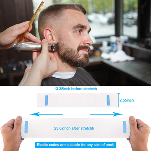 Bandes de papier jetables extensibles pour le cou, idéales pour la coupe de cheveux en salon de <span class=keywords><strong>coiffure</strong></span> - Product Image 2