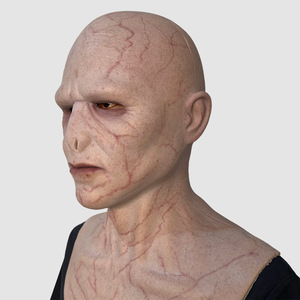 Masque en silicone réaliste personnalisé, costume de cosplay <span class=keywords><strong>Lord</strong></span> <span class=keywords><strong>Voldemort</strong></span>, casque, accessoires pour la tête pour Halloween, pour adulte - Product Image 2