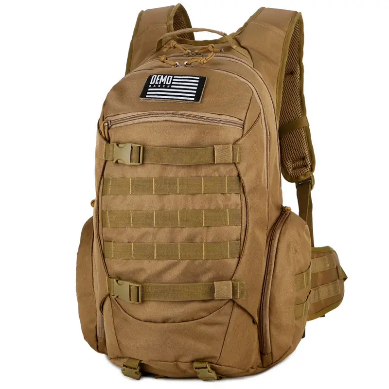 Hiking Tactical Backpack Rucksack Waterproof Bag Custom Multifunction Large Capacity Travel Polyester Fashion Unisex Oxford