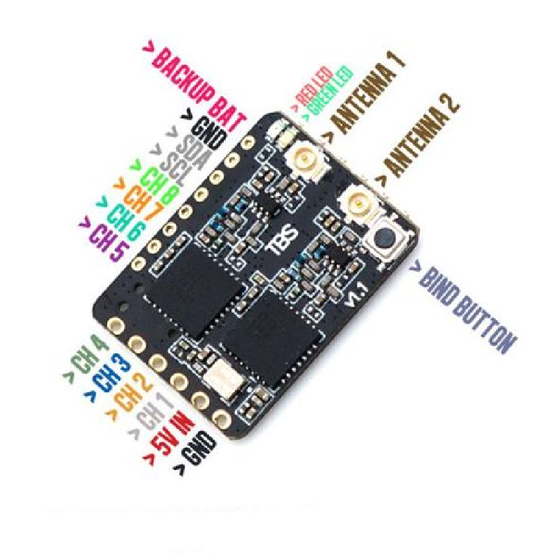 Приемник дрона большого радиуса действия TeamBlackSheep TBS CROSSFIRE DIVERSITY NANO RX FPV